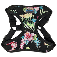 Paradise Nights Print & Mesh Wrap and Snap Choke Free Step In Harness