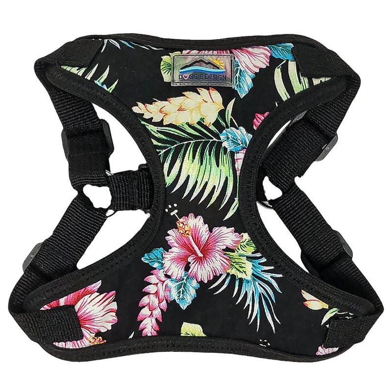 Paradise Nights Print & Mesh Wrap and Snap Choke Free Step In Harness
