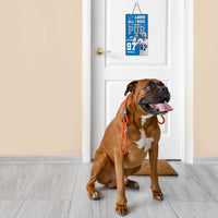 Detroit Lions Aidan Hutchinson All I Need is My Pup and Football Sign