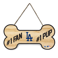 Los Angeles Dodgers #1 Fan Bone-shaped Sign