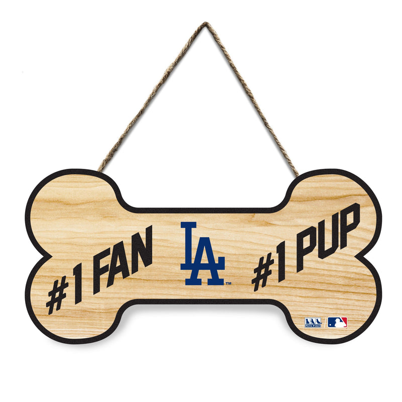 Los Angeles Dodgers #1 Fan Bone-shaped Sign