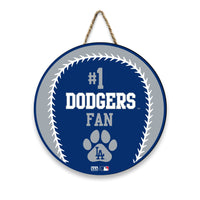 Los Angeles Dodgers #1 Fan Baseball Sign