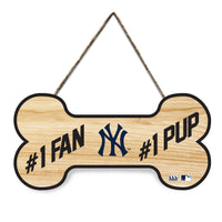 New York Yankees #1 Fan Bone-shaped Sign