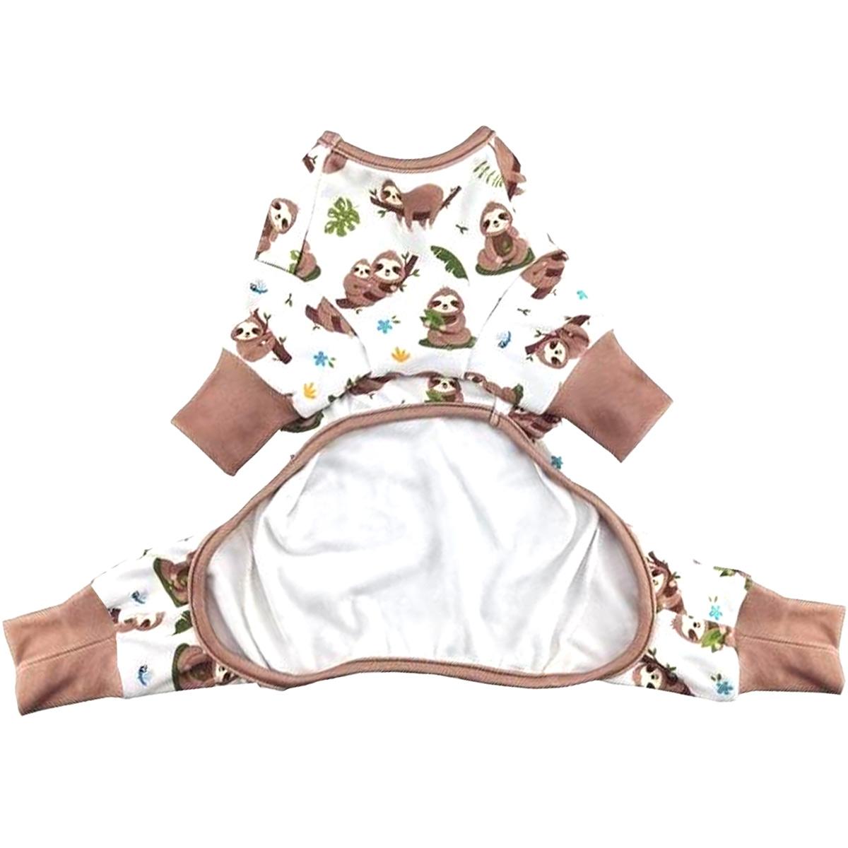 Sloths Soft Dog Pajamas