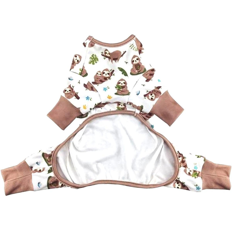 Sloths Soft Dog Pajamas