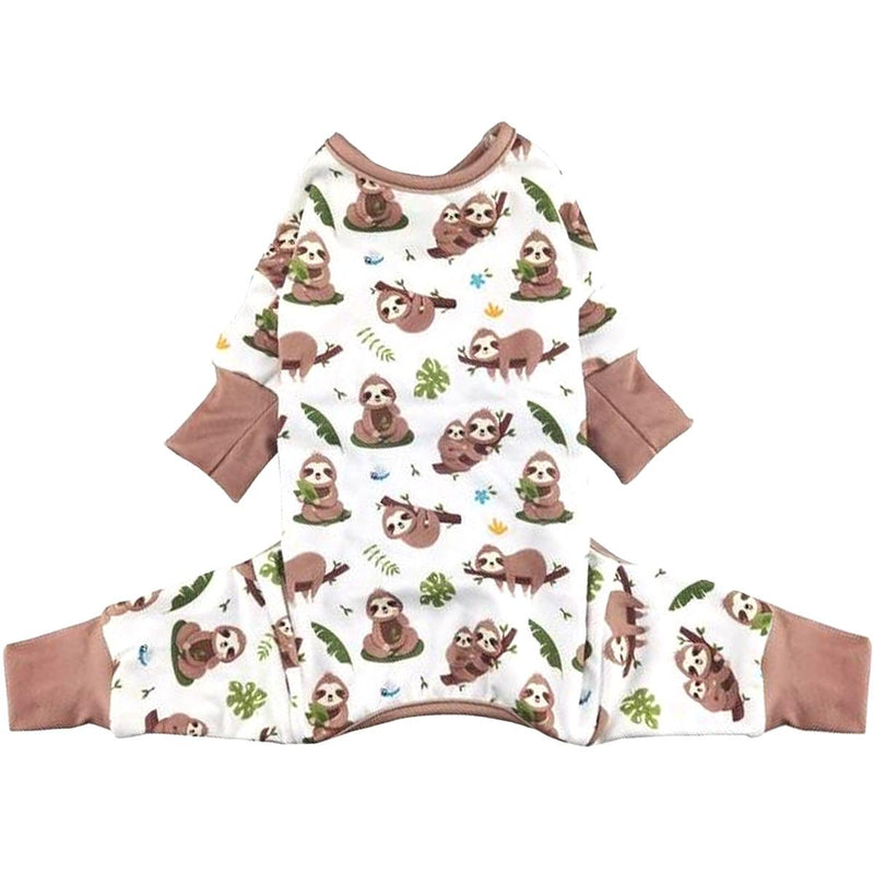 Sloths Soft Dog Pajamas