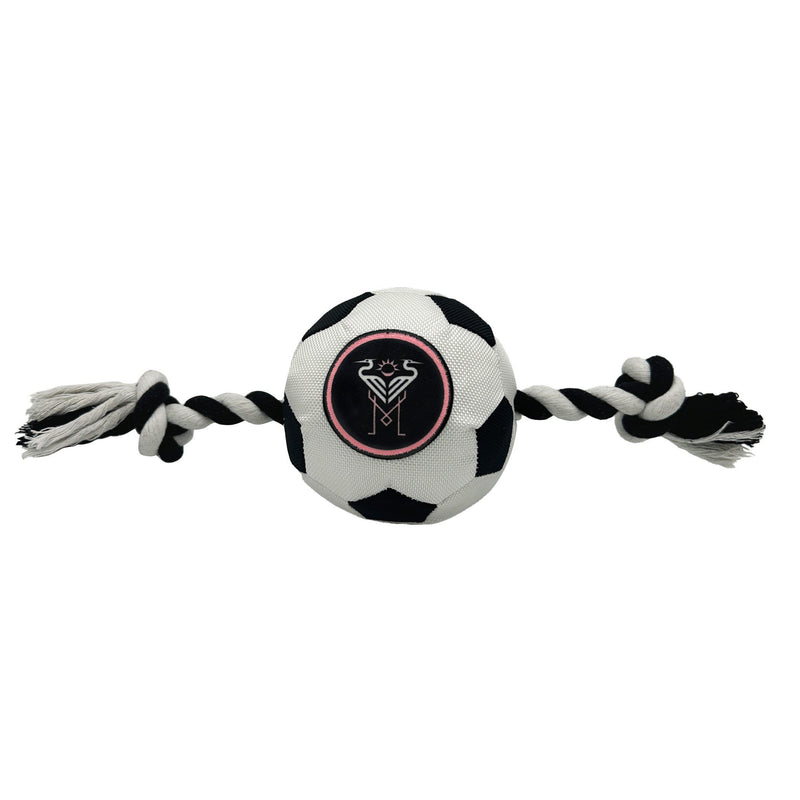 Inter Miami CF Soccer Ball Rope Toy