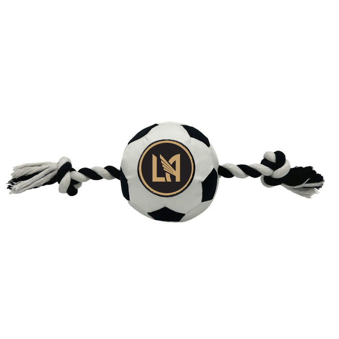 Los Angeles FC Soccer Ball Rope Toy