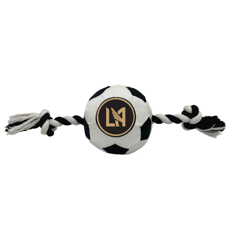 Los Angeles FC Soccer Ball Rope Toy