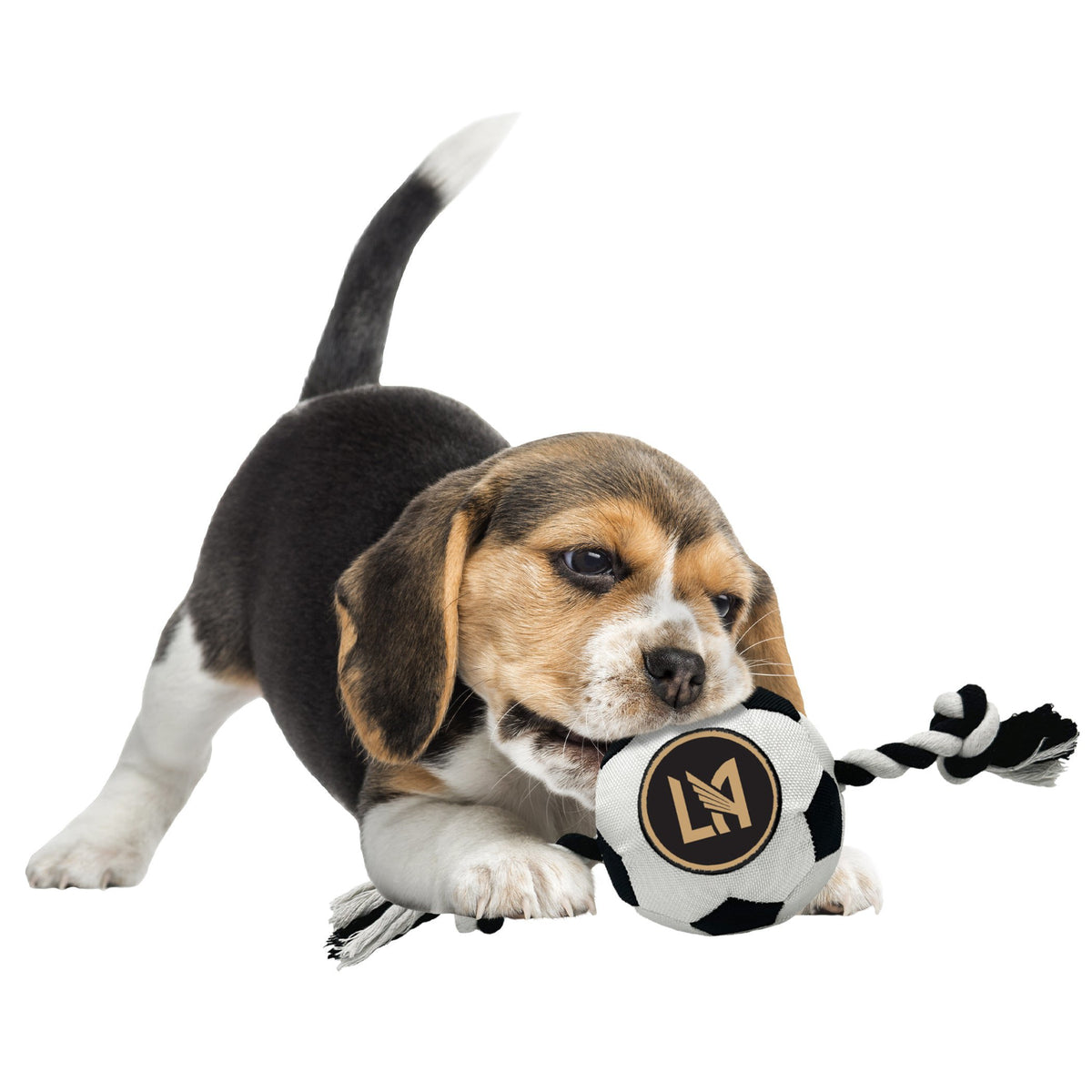 Los Angeles FC Soccer Ball Rope Toy