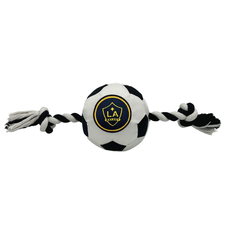 Los Angeles Galaxy Soccer Ball Rope Toy