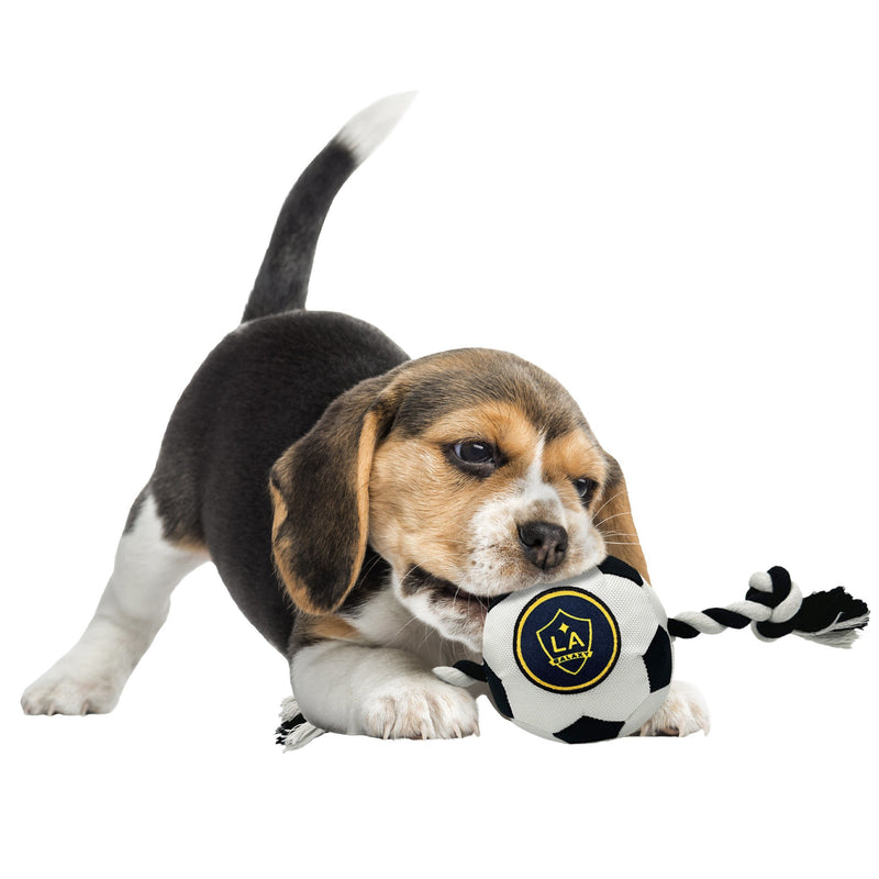 Los Angeles Galaxy Soccer Ball Rope Toy