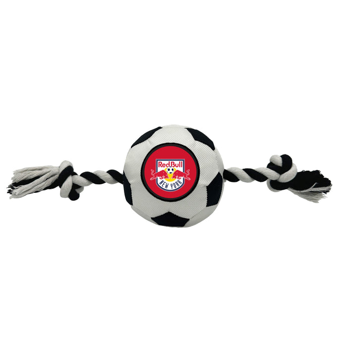New York Red Bulls Soccer Ball Rope Toy