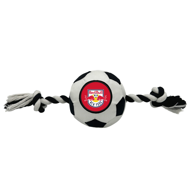New York Red Bulls Soccer Ball Rope Toy