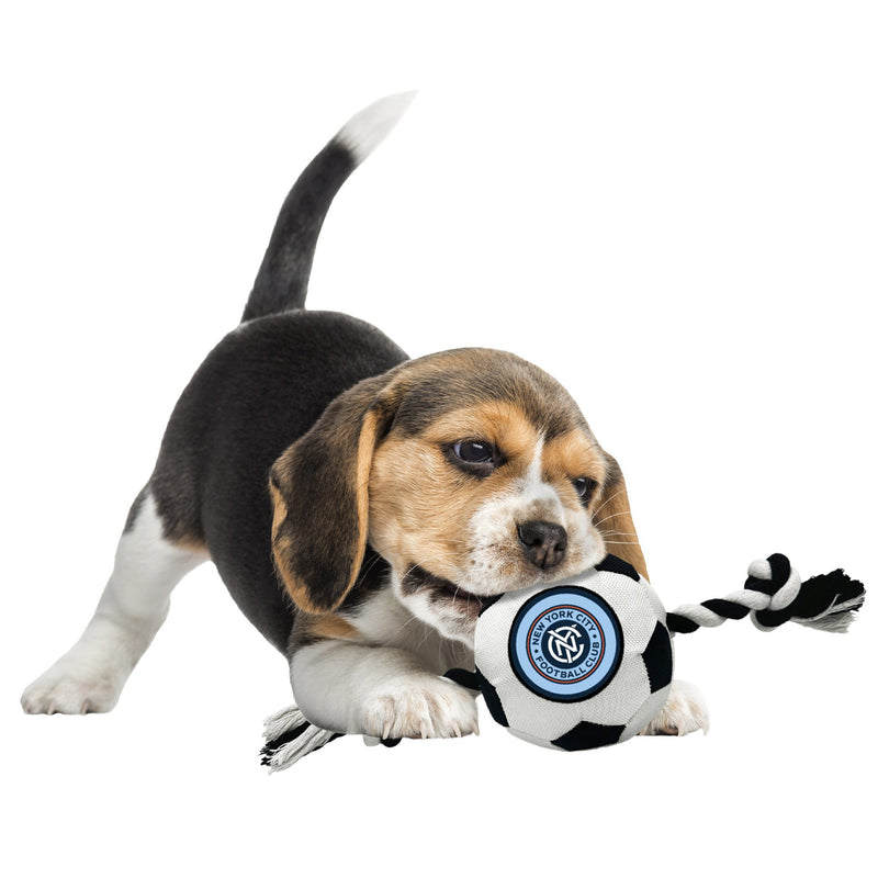 New York City FC Soccer Ball Rope Toy