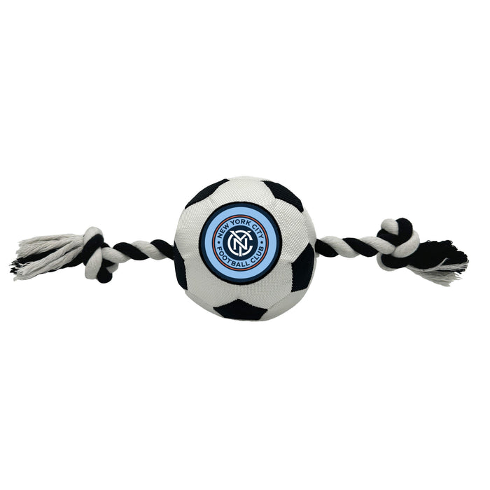 New York City FC Soccer Ball Rope Toy