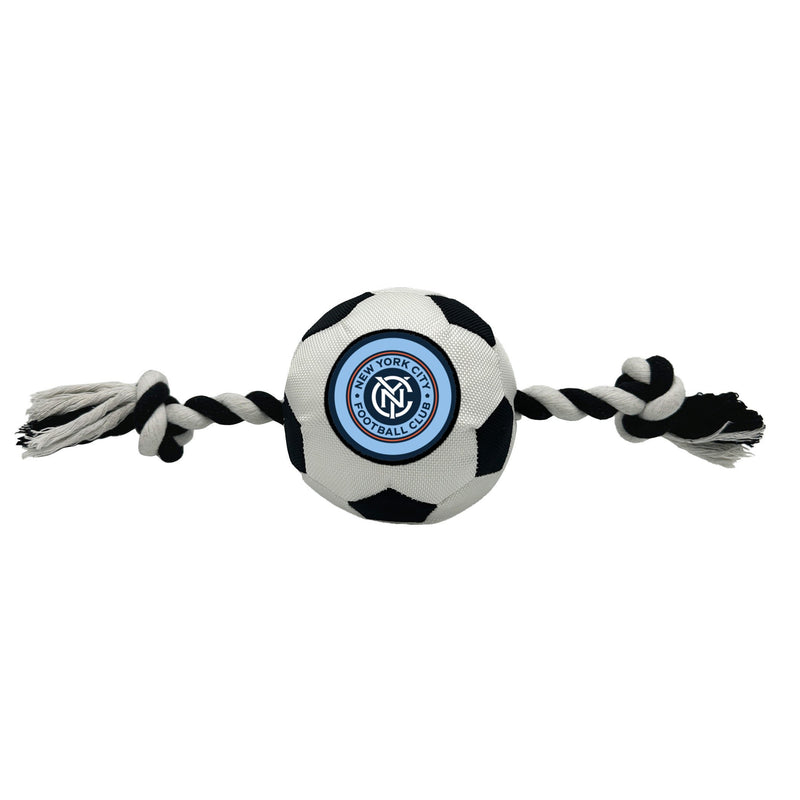 New York City FC Soccer Ball Rope Toy