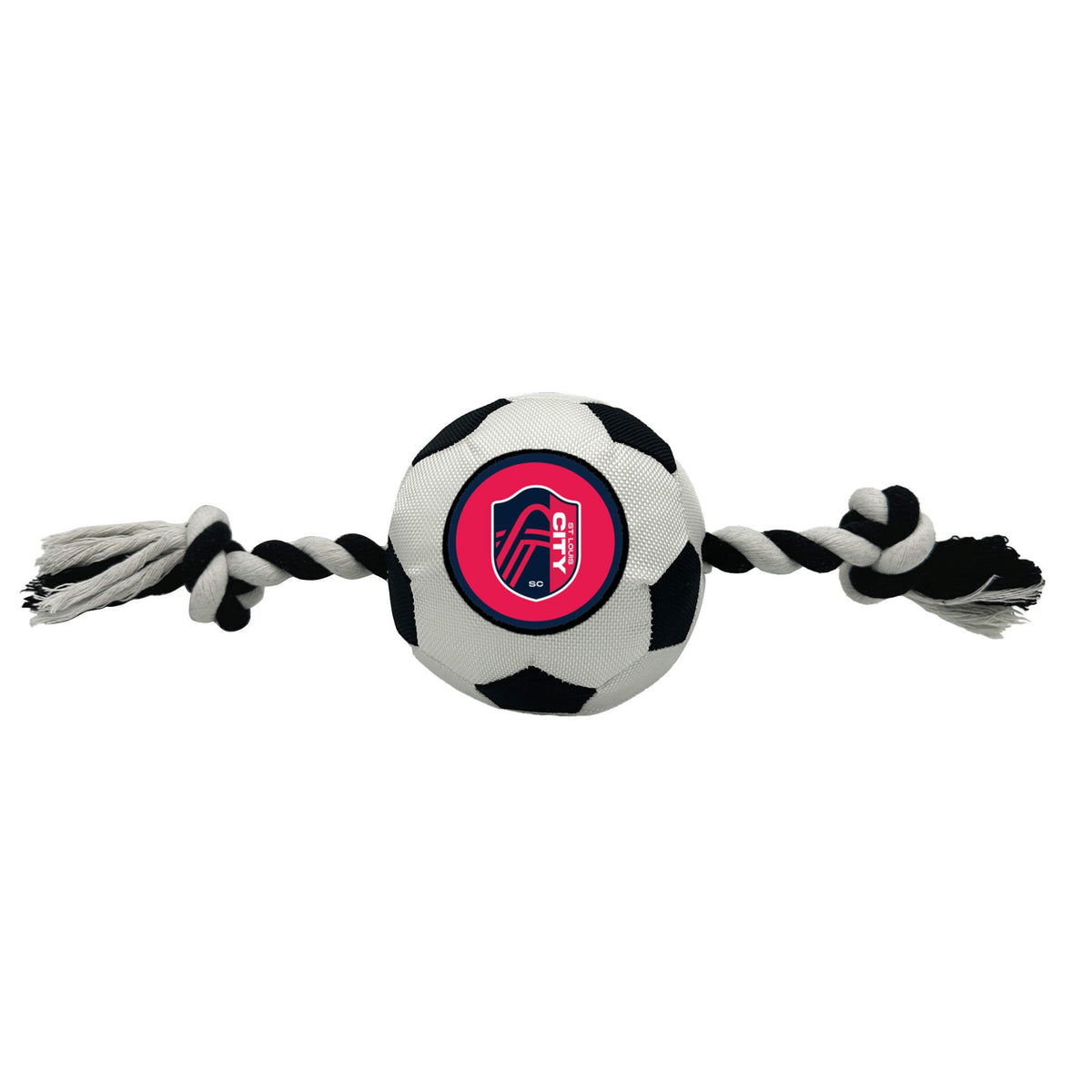 St Louis City FC Soccer Ball Rope Toy