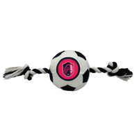 St Louis City FC Soccer Ball Rope Toy