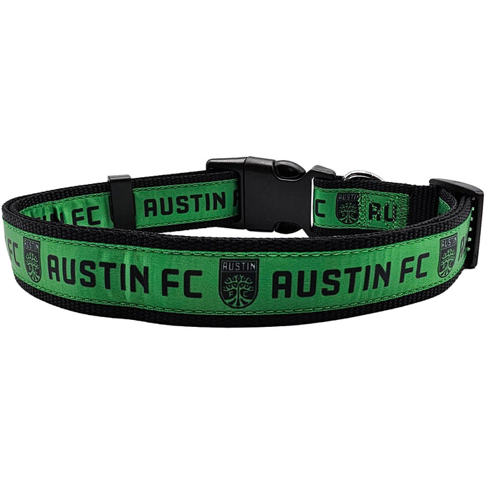 Austin FC Dog Satin Collar or Leash