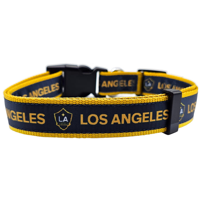 Los Angeles Galaxy Dog Satin Collar or Leash