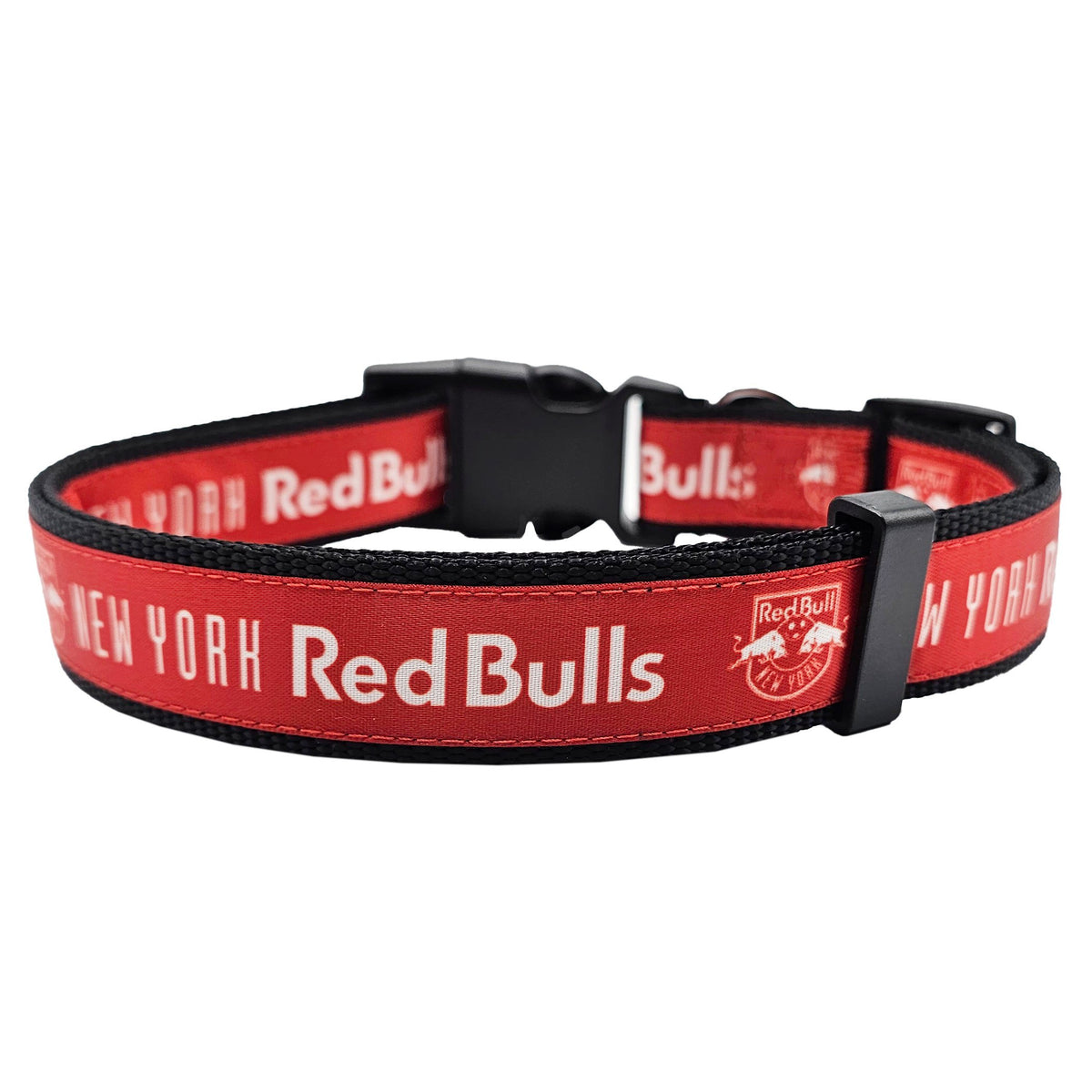 New York Red Bulls Dog Satin Collar or Leash