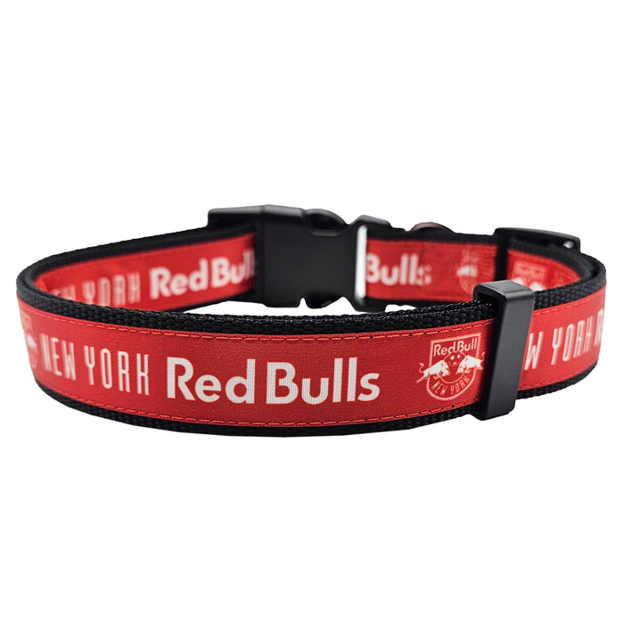 New York Red Bulls Dog Satin Collar or Leash