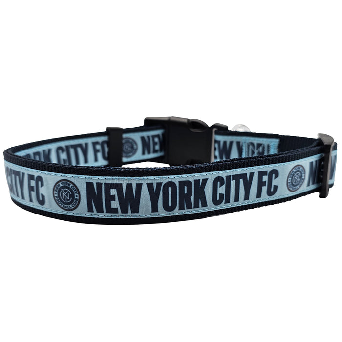 New York City FC Dog Satin Collar or Leash