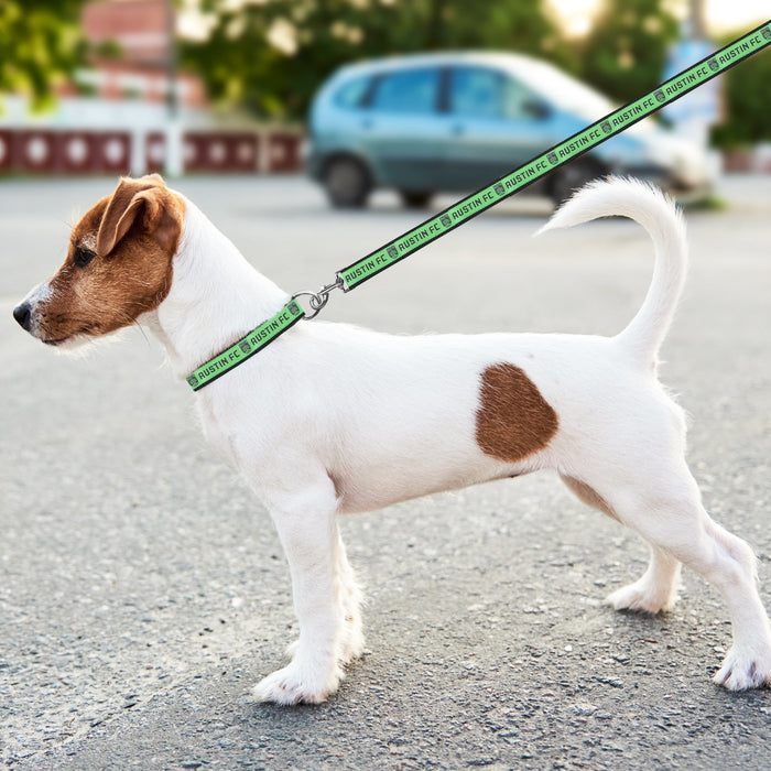 Austin FC Dog Satin Collar or Leash