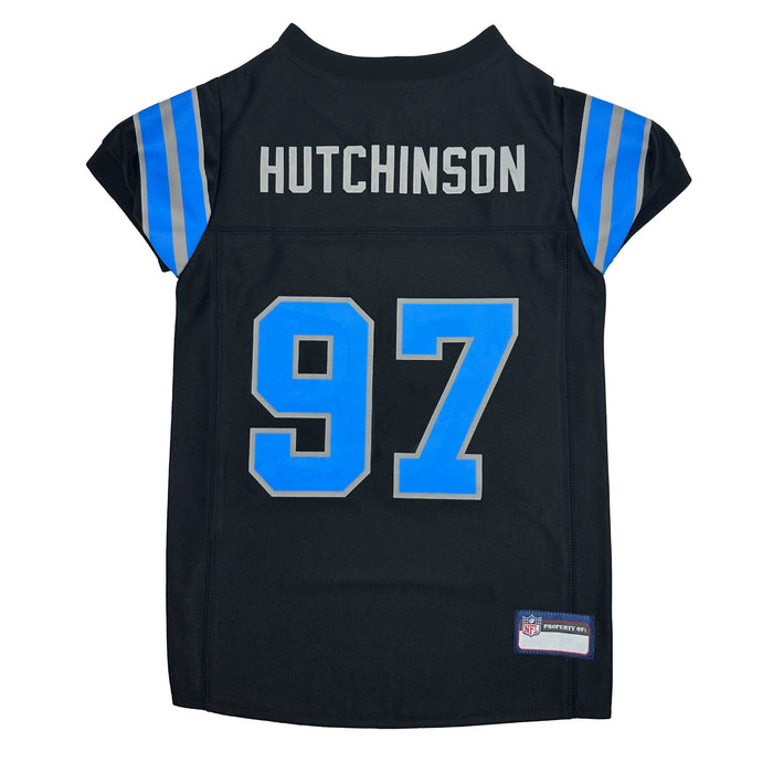 Detroit Lions Aidan Hutchinson 97 Color Rush Black Pet Jersey