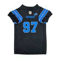 Detroit Lions Aidan Hutchinson 97 Color Rush Black Pet Jersey