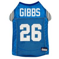 Detroit Lions Jahmyr Gibbs 26 Pet Jersey