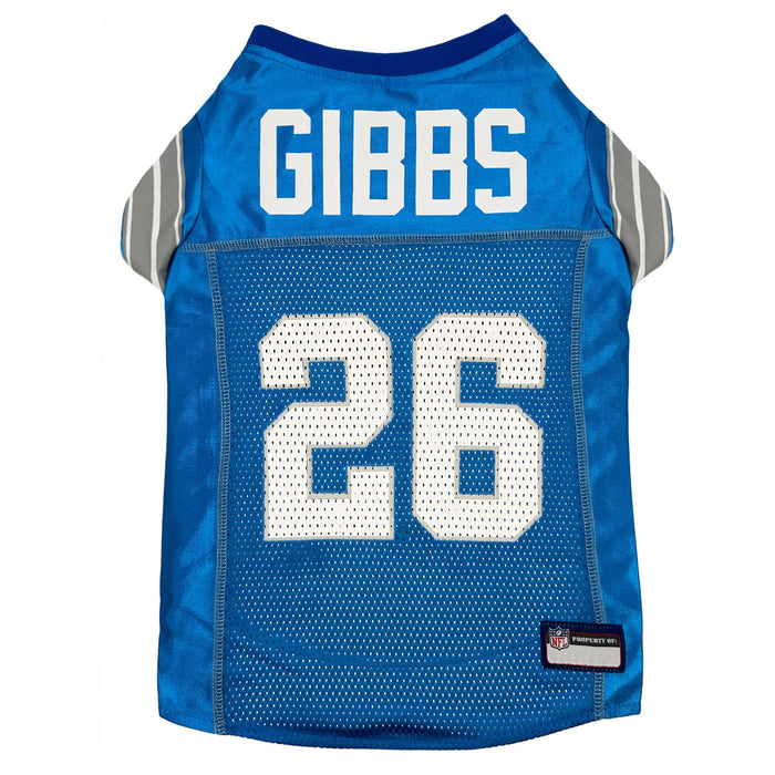 Detroit Lions Jahmyr Gibbs 26 Pet Jersey