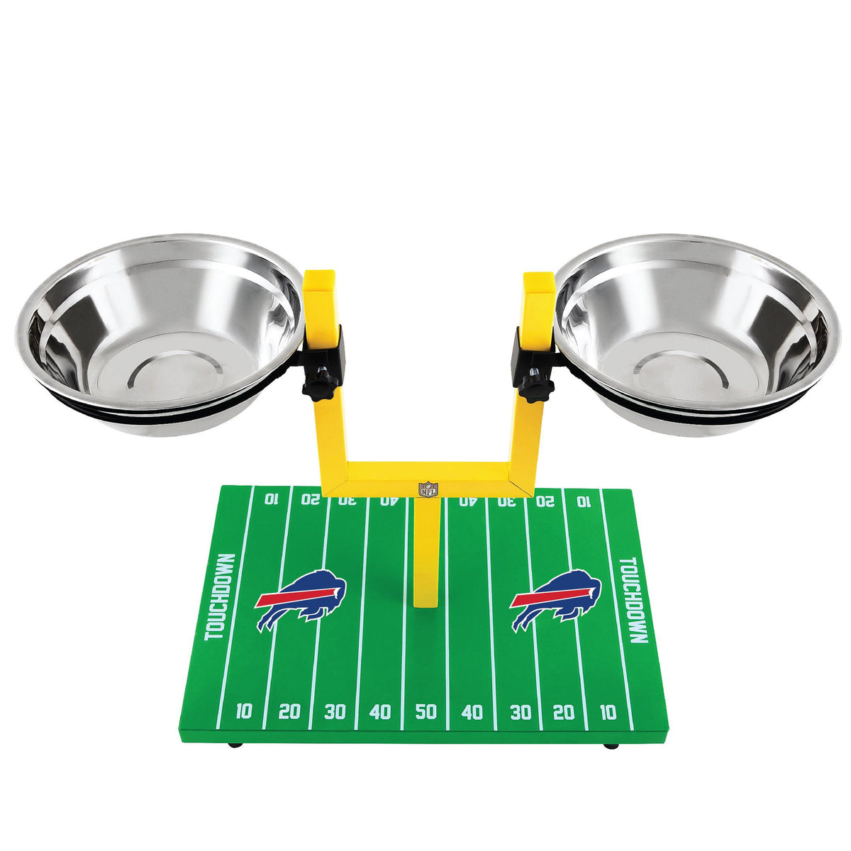 Buffalo Bills Goal Post Double Bowl Pet Feeder