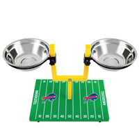 Buffalo Bills Goal Post Double Bowl Pet Feeder