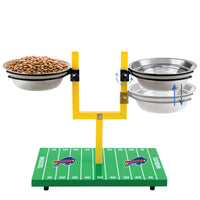 Buffalo Bills Goal Post Double Bowl Pet Feeder