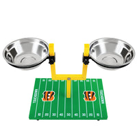 Cincinnati Bengals Goal Post Double Bowl Pet Feeder