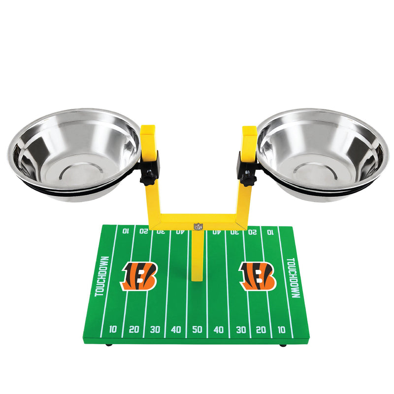 Cincinnati Bengals Goal Post Double Bowl Pet Feeder