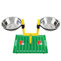 Cleveland Browns Goal Post Double Bowl Pet Feeder