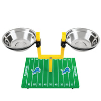 Detroit Lions Goal Post Double Bowl Pet Feeder