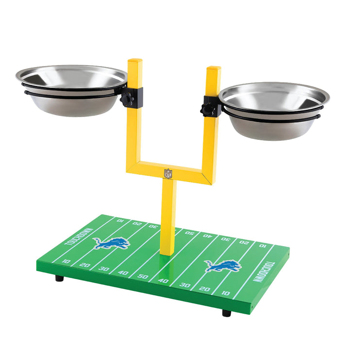 Detroit Lions Goal Post Double Bowl Pet Feeder