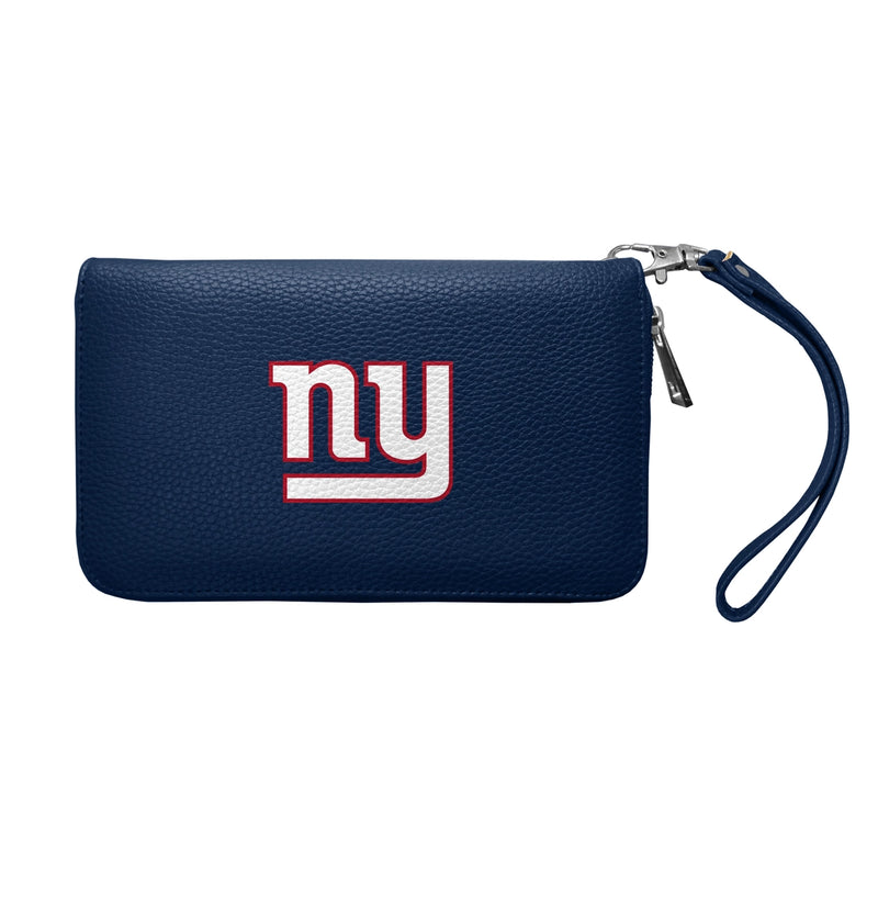 New York Giants Zip Organizer Wallet Pebble