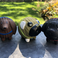 Assorted Ruff-Tex® HuggleMutt™ Latex Balls Dog Toys, 3 Pack, Small