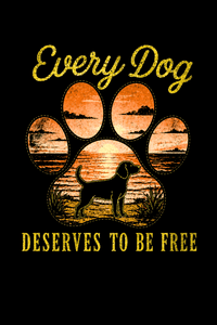 Free Western Paw Pigment Dyed Uni T (All Profit Donated)