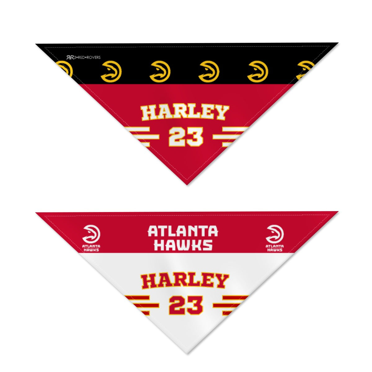 Atlanta Braves Home/Road Personalized Reversible Bandana – 3 Red