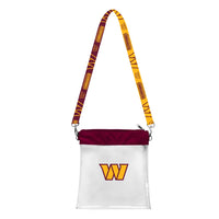 Washington Commanders Clear Pattern Strap Bag