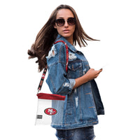 San Francisco 49ers Clear Pattern Strap Bag