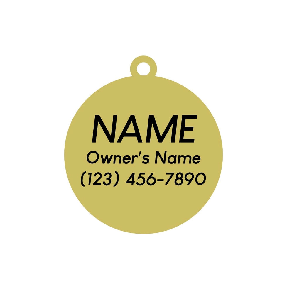 Butterfly Pet ID Tag