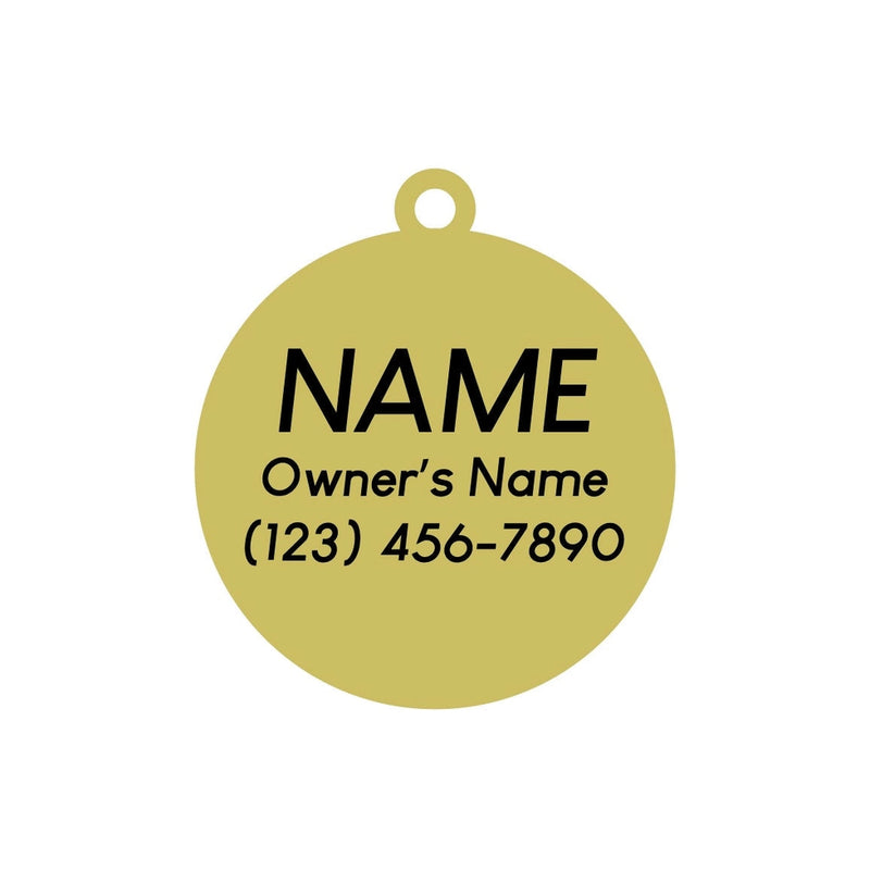 Butterfly Pet ID Tag