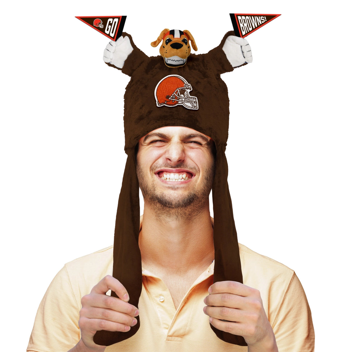 Cleveland Browns Mascot Cheering Sidekick Hat